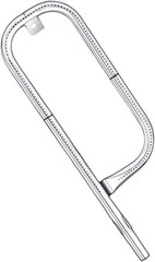 NEW Grill Burner Replacement for Weber 386001 516001 BABY Q Q100 Q120 Q300 Q3000