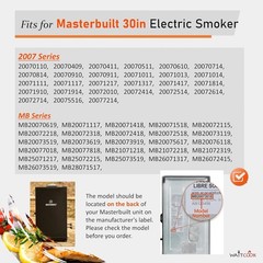 Easy Fit 800W Electric Smoker Heating Element for Char-Broil Masterbuilt