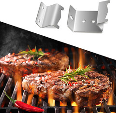 Stainless Steel Heat Plate Brackets, Burner Hanger Brackets Replacement for Char