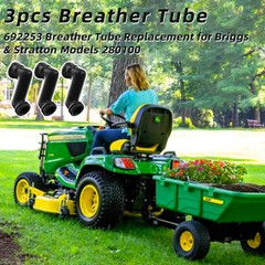 Black Breather Tube Set 3Pcs Replacement For 280100 692253 Hardware Tubing