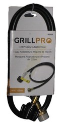 Grill Pro 4 Ft Propane Adaptor Hose NIP!!!!