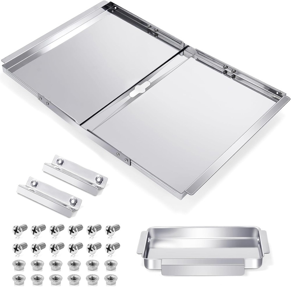 Grease Tray with Catch Pan for Nexgrill Dyna Glo Kenmore BHG Expert Backyard