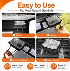 Grill Drip Pan for Home Depot Nexgrill 720-0830H 720-0830D 720-0896, Grease Catc
