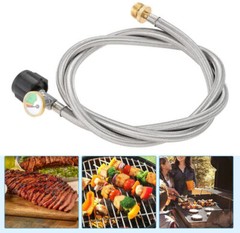 Heater Camping 6 FT Propane Hose Adapter Propane Stove Tabletop Grill with Guage