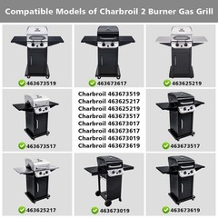 Grill Replacement Parts for Charbroil Performance 2 Burner 463673519 463625217