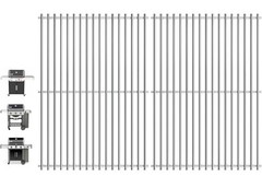 Stainless Steel Cooking Grates for Weber Genesis 300 Series, KitchenAid, Coleman