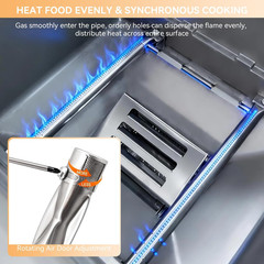 GR2215120-OG-00 Grill Replacement Parts for Outdoor Gourmet 4 Burner GR2215101-O