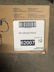62007 Grease Tray Liners-Napoleon Grill (Ships as 3 packs of 5, or 15 liners)