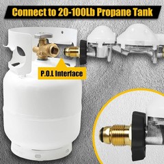 12 FT Compatible for mr heater buddy heaters Propane Hose with Regulator for …