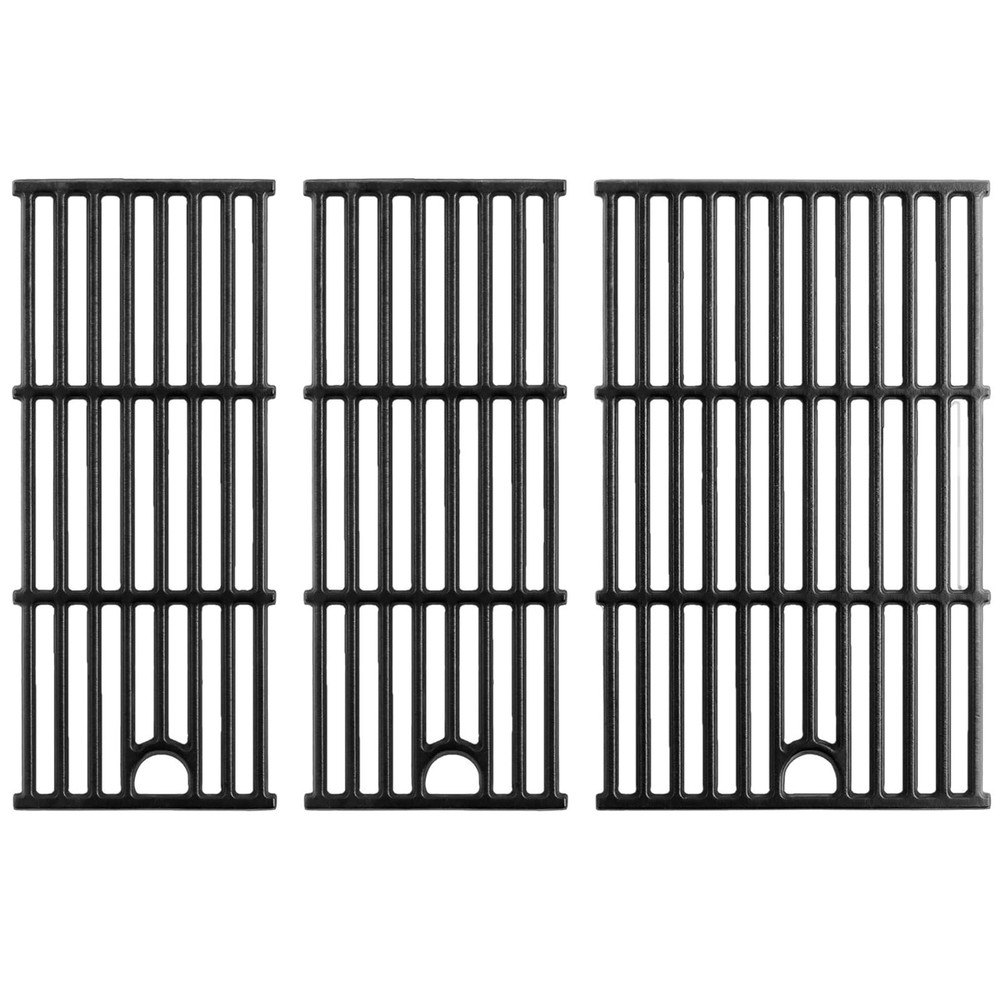 463365021 Grill Grates Replacement Parts 17 x 24.5″ for 3pcs grates, Black