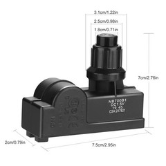Fire Pit Grill Igniter Kit, Grill Igniter Replacement with 2 Outlets and Grou…
