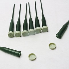 25 pcs Floral Water Tubes Green 14.5 cm and 30 cm for Fresh Flower Care