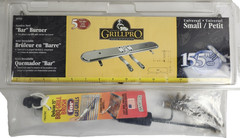 Grillpro BBQ Bar Burner 15″ #25723 Universal Small + Brushtech 15″ Grill Brush