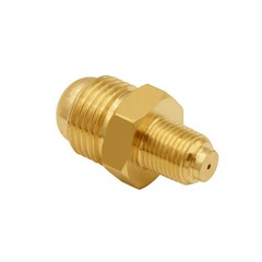 Uenede 3PCS 3/8″ Flare x 1/8″ NPT Male Propane Orifice x 1/8″, Brass