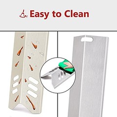 15 inch Grill Heat Shields Replacement for Dyna-Glo 5pcs Heat Tents(SS)