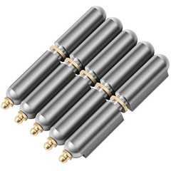 5 Pcs 4 Inch BBQ Smoker Bullet Weld on Bullet Hinge Carbon Steel Weldable Barrel