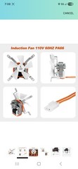 Fan Kit for all Pit Boss/Traeger/Camp Chef Wood Pellet Grills, White
