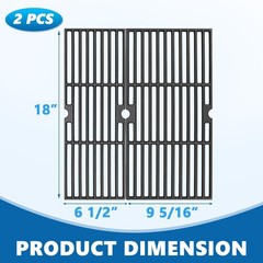 18 Inch Grill Grates For Charbroil Performance 300 2Burner Gas Grill