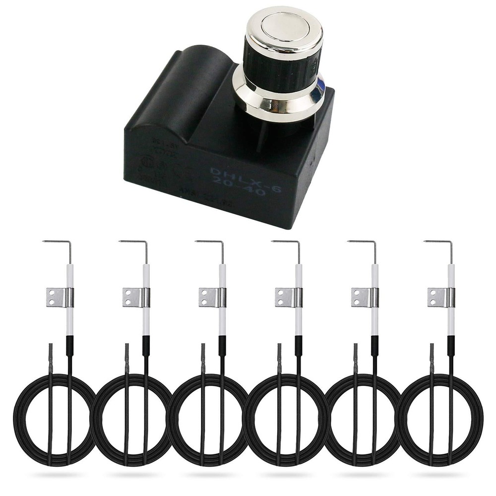 Universal 6 Outlets Push Button Grill Ignitor Kit for Nexgril 720-0830H