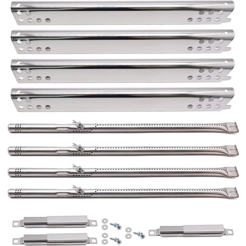 Grill Replacement Parts Set for 4 Burner Models, Stainless Steel Components