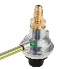 Grill Regulator Valve w 1lb Brass Adapter for Char Broil Grill2Go 2012 29103224A