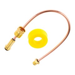 Propane Regulator Copper Pigtail POL x 1/4″ NPT Male Pipe Thread Solid Brass 15″