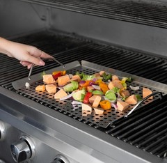 Professional Grade Stainless Steel Grill Toppers, 2-Pack
