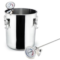 Deep Fry Turkey Candy Thermometer(2 Pack) with 12″ Probe Length (2 Packs)