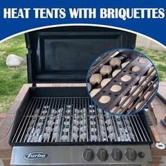 SafBbcue Grill Briquettes for Summerset Sizzler Grill Parts RCS 26″ 32″ 40″ G…