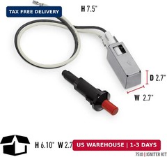 Weber Grill Igniter Kit – Replacement Ignition System for Genesis Silver/Gold/Pl