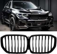 X5 G05 Gloss Black Kidney Grill Grille Fit for 2019 2020 2021 2022 2023 BMW X…