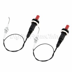2Pcs Push Button Spark Ignition Set Generator Piezo Gas Pilot Ignitor Thread M10