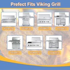 Stainless Steel Burner Tube Gas Grill Replacement Parts for Select Viking VGB…