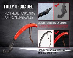 Universal Grill Grate Lifter Tool Hot Surfaces Handling Cooking Grid Lifter Grip