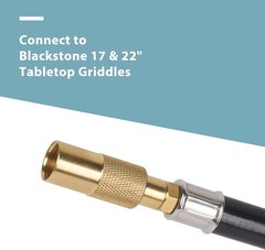 SHINESTAR Propane Adapter Hose 3ft with Regulator for Blackstone 17 22 Inch Tabl