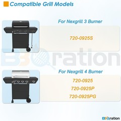 Grill Parts for Nexgrill 4 Burner 720-0925 720-0925P 720-0925PG,Grill Grate f…