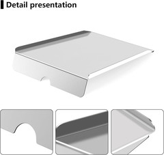 22″ Stainless Steel Drip Pan Heat Baffle Replacement for Traeger 22 Series,Traeg