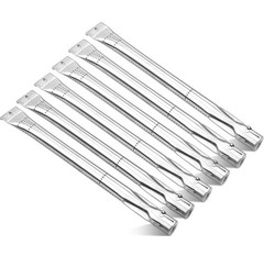6 Pack 15″ x 1″ Stainless Steel Burner Replacement for Nexgrill 720-0737 720-…