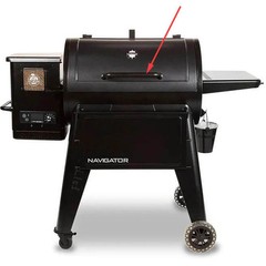 Pit Boss Navigator 700G & 850G Pellet Grill Barrel Lid Handle: 31283-AMP