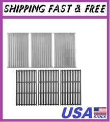 17″ Grill Grates and Emitter for Charbroil TRU Infrared 4-Burner 463255020