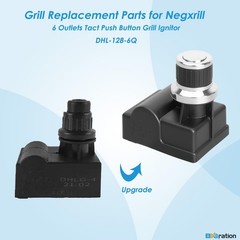 DHL-128-6Q Grill Igniters Kit for Nexgrill 720-0888S Parts, 6 Outlet Tact Pus…