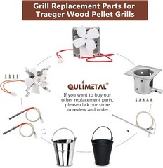 RTD Temperature Probe Sensor Grill Replacement Parts for Traeger Digital Thermos