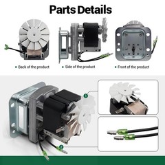 110V Auger Motor Replacement Parts P1119 for Green Mountain DB/JB Choice