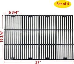 Durable 19.75″ Cast Iron Cooking Grates – Compatible with Chargriller Models