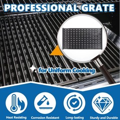 17 Inch Tru Infrared Grill Grates for Charbroil 463371116 463370719 463370919…