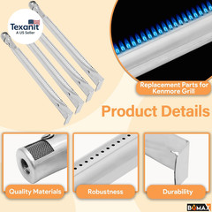 Grill Parts for Kenmore 4 Burner Grill 146.34611410 146.23678310 146.10016510 14