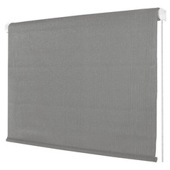 Zlink Outdoor Patio Roller Shades, 118″ W x 79″ L Roll Up Patio Shade, Sun Sh…