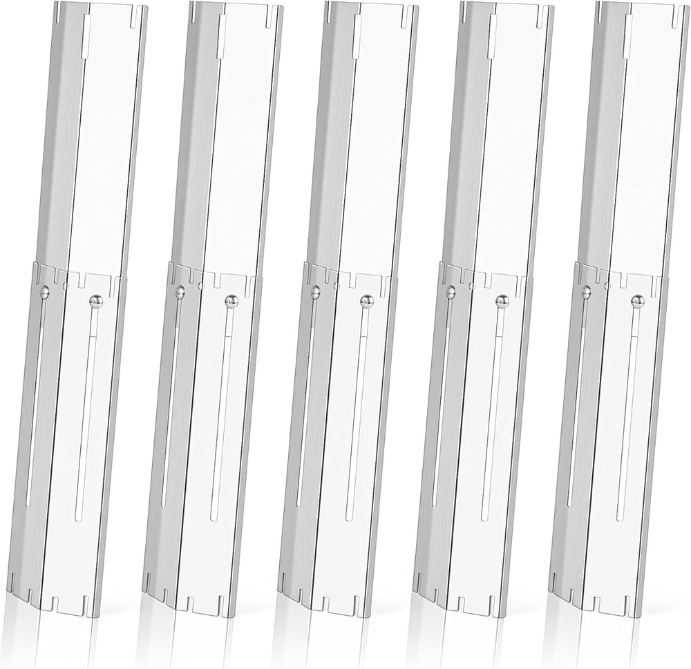 Stainless Steel Adjustable Grill Heat Plates for Charbroil Nexgrill Brinkmann 5