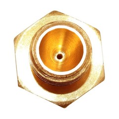 Uenede 10PCS Brass Burner Jet Nozzle for Cast Iron Propane Gold