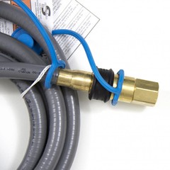 Blaze 10 Ft. Natural Gas/Bulk Propane Hose Quick Disconnect for Gas Grills